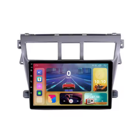 For Toyota Vios Yaris 2008-2013 Car for DVD Player Android 14 Stereo GPS Navigation 2Din Cheap Multimedia Video Player Radio