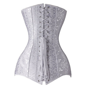 Bán Buôn XS- 6XL Sexy Gaine Amincissante Shapewear Victoria Corset Korset Corsage Xương Thép Băng Tóc Eo Huấn Luyện Viên Ren Corset - Product Image 5