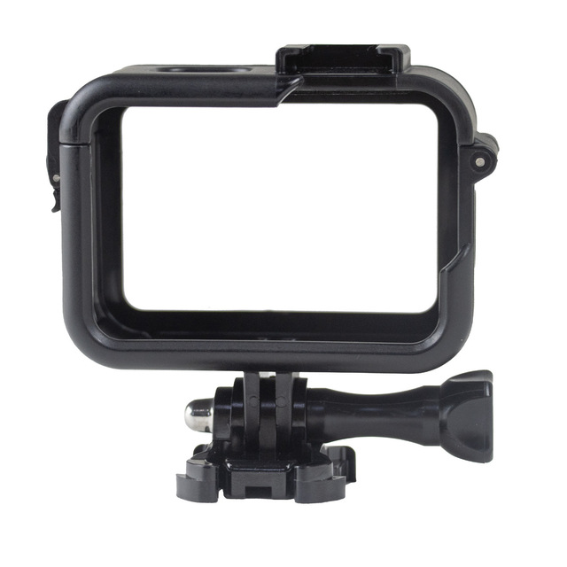 Frame Cage Mount for GoPro Hero 13/12/11/10/9 Black, Protective Housing Shell with Cold Shoe Adapter Action Camera Accessory