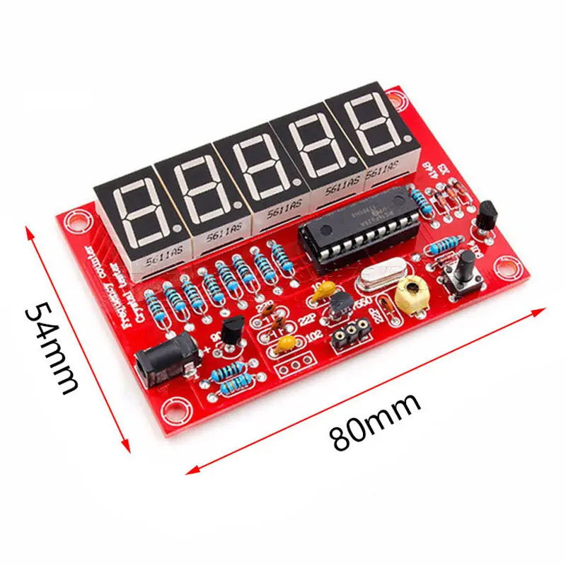 DIY Kits RF 1Hz-50MHz Kristall Oszillator Frequenz Zähler Meter Digitale LED-Tester Meter frequenz meter digital