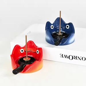 Accesorio de Anime, Castillo Móvil de Howl, Calcifer de Dibujos Animados, Portavelas con Incienso, Decoración de Escritorio - Product Image 1