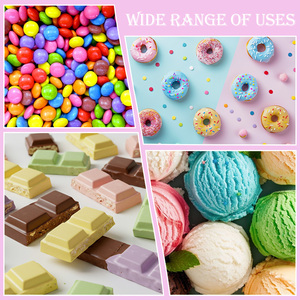 Màu hồng 20ml Halal cho dầu dựa trên chất lỏng màu thực phẩm trong chai cho bánh trang trí bánh sô cô la đa màu sắc sử dụng - Product Image 5