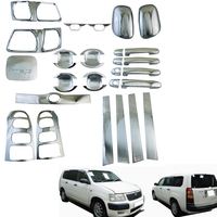 Kits complets chromés pour l'intérieur de Toyota, modèles 2005-2013 SUCCEED, autres accessoires extérieurs, vente en gros