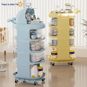 Yeya Baby zubehör Lager regal G-39012 Wal Kinderwagen Boden stehende mehr schicht ige kreative Nachttisch Mobile Snack Rack PP - Product Image 1