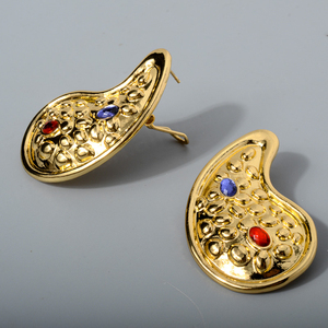 Juego de Joyería de Latón Chapado en Oro con Circonitas, Estilo Casual, para Bodas y Fiestas, al por Mayor en China - Product Image 6