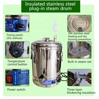 Distillateur électrique distiller de romarin arbre à thé australien extracteur d'huile essentielle pure de camomille avec séparation automatique 33l