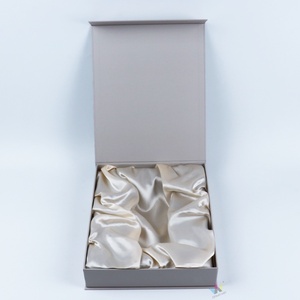 Ribbon Jewelry <b>Box</b> Jewelry Packaging Paper <b>Box</b> Magnet Bracelet Ring <b>Earring</b> Pendant Necklace Storage Paper <b>Box</b> With Satin Insert - Product Image 3