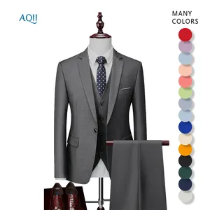 Neueste Design nach Maß Herren anzug benutzer definierte hand gefertigte Slim Fit 100% Wolle Anzug maßge schneiderte Herren anzüge