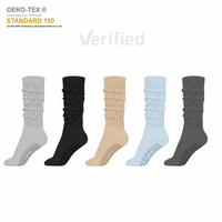 Chaussettes de yoga confortables pour jeunes, style décontracté, antidérapantes, pour le sport, la gym, avec logo personnalisé, en jacquard, pour Pilates, vente en gros, OEM