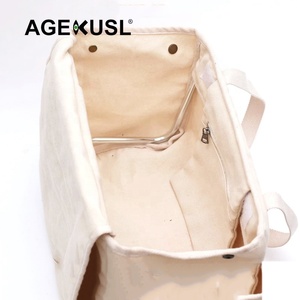 AGEKUSL Canvas Vintage Front Basket Bag Ciclismo Bike Rack Pack Carrier Fit para <span class=keywords><strong>Brompton</strong></span> 3Sixty Bicicleta plegable - Product Image 2