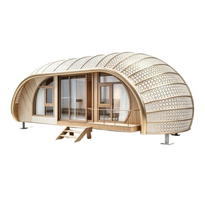 Casa de Huéspedes Prefabricada de Acero Curvado Moderno, Experiencia de Alojamiento Única; Elegante Casa de Árbol con Diseño de Nido de Pájaro - Product Image 5