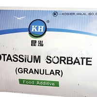 Matière première cosmétique Sorbate de potassium granulaire et en poudre Deux formes disponibles pour différentes applications Marque RIXU Pureté 99%