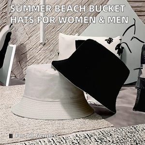 Unisex Denim Bucket <b>Hats</b> <b>for</b> <b>Women</b> Summer <b>Beach</b> Fishing Outdoor Casual Cotton Cap - Product Image 2