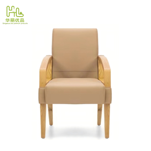 Canapé d'attente d'hôpital en cuir PU durable, accoudoirs solides, pieds en bois de frêne, chaise de réception médicale, facile à nettoyer, pour espaces publics commerciaux - Product Image 3
