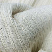 Tissu en coton et laine bio inutile pour vêtements Tissu 100% matière première biologique Tissu tricoté en coton fabriqué au Vietnam