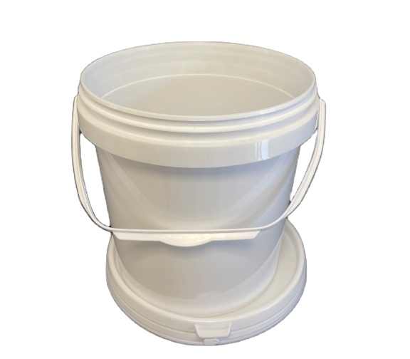 4 Litre Wholesale Clear Plastic Buckets with Lid Handle Custom Logo ...