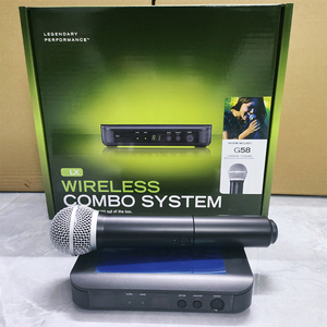 Wholesale for BLX24 <b>Wireless</b> Dynamic <b>Microphone</b> System Replaceable for BETA58A for SM58 for PG58 Capsule for Outdoor Live Show - Product Image 1