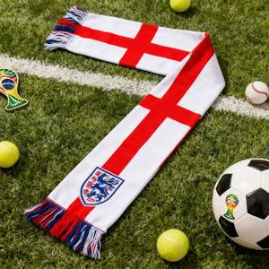 Bufanda de Fútbol Personalizada con Logotipo de Tamaño Personalizado, Impresa por Transferencia de Calor de Doble Cara, para Fanáticos de la Copa de Europa, de Poliéster - Product Image 4