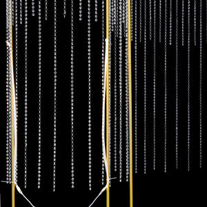 BJ240002 forme incurvée métal fond découpe Transparent découpe or blanc métal <span class=keywords><strong>portique</strong></span> fond mariage - Product Image 4