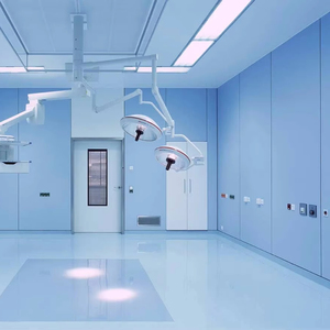 GMP Standard Hôpital Salle Blanche Personnalisé Nouveau Produit 2020 Fourni Salle D'opération Panneaux Sandwich + Construction En Aluminium 200 - Product Image 1