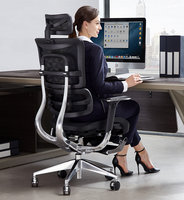 Chaise ergonomique JNS 801, vente chaude, design moderne de haute qualité, chaise de bureau de luxe, chaise pivotante réglable