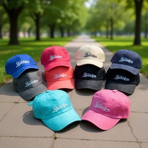 Cappellino da Baseball in Cotone Lavato Ricamato Biooklyn, Vari Colori, 360 Pezzi per Scatola - Product Image 2