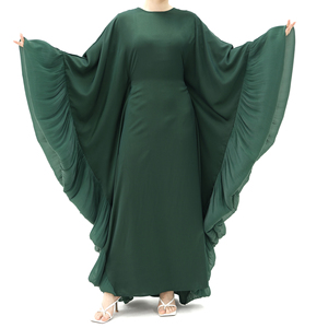 Nuovo Abaya 2026 lb Manufacturers con Fiori e Farfalle, con Balze e Laccetti Interni, Vestito Kaftan Modesto, Abito Musulmano da Donna - Product Image 3