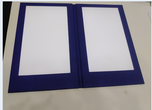 Small MOQ Pu Lighted Menus 2 Page Restaurant Bar Nightclub <b>Light</b> Up Menu Cover Chargeable Menu Display with Led <b>Light</b> - Product Image 3