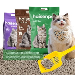 Litière pour chat en bentonite broyée de haute qualité, grandes remises en gros, échantillons gratuits, certifiée CE - Product Image 1