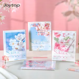 Joytop 000358 000357樱花系列A5 B5笔记本，带聚氯乙烯封面和内衬内页