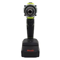 Perceuse sans fil 21V Lithium-Ion avec moteur RS550, mandrin à trois griffes, poignée pistolet renforcée multifonctionnelle, vitesse variable en continu et réversible