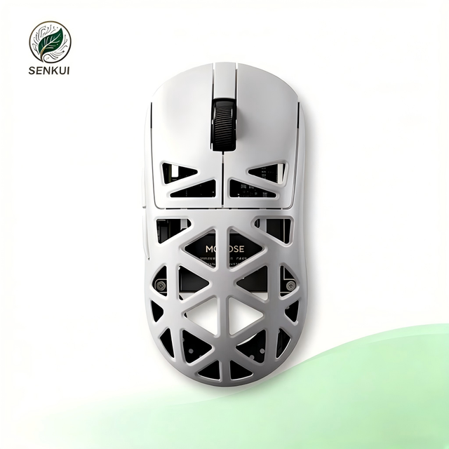 Wireless Creative Gaming Mouse Magnesium Alloy Shell Tri Mode Sensor Ultra Lightweight High DPI Low Latency Esports Mouse
