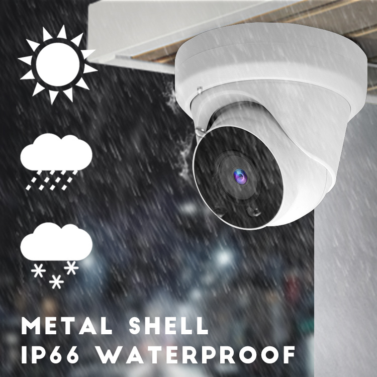 4K 8MP PoE Network CCTV Camera Audio Metal Dome IP67 Features Fixed 2.8mm Indoor Outdoor Surveillance HIK Compatible NVR for · image 3