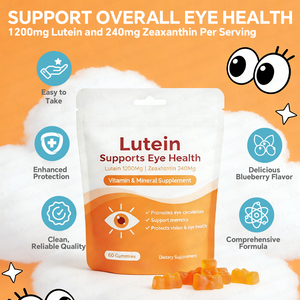 Gummies pour les yeux avec <span class=keywords><strong>lutéine</strong></span> et zéaxanthine, gummies riches en protéines et minéraux pour la protection et la santé de la vision des adultes - Product Image 4