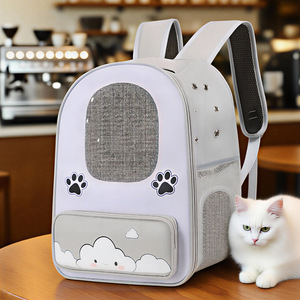 moorpet/Moorpet <b>Cat</b> and Dog Bag Pet Bag, Portable, Breathable, Large Capacity Pet Outing <b>Backpack</b> - Product Image 1