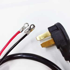 Câble <span class=keywords><strong>d</strong></span>'alimentation CA industriel SJTW à 3 conducteurs gainé de caoutchouc 50A, cordon <span class=keywords><strong>d</strong></span>'alimentation pour sèche-linge SRDT, <span class=keywords><strong>rallonge</strong></span> NEMA14-30P pour VR, VE, sèche-linge - Product Image 3