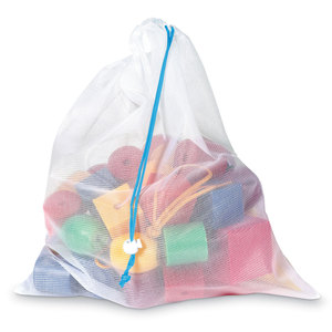 Sac de plongée pliable en maille polyester avec sangle réglable - Product Image 6
