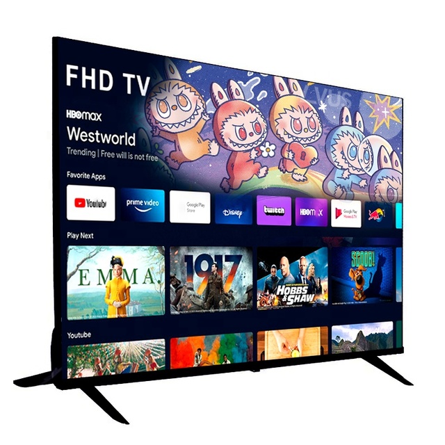 Customizable 32-55 Inch LED Smart TV Android WebOS Hotel TV 4K UHD with for Ports