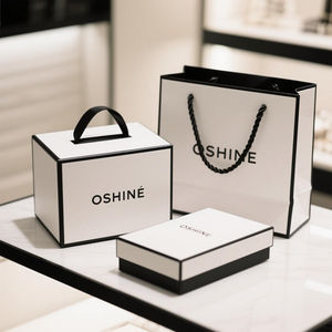 Boîte personnalisée Oshine avec couvercle et base, doublure en éponge pour chaussettes - Recyclable, service de conception gratuit, OEM/ODM pris en charge, pelliculage mat - Product Image 3