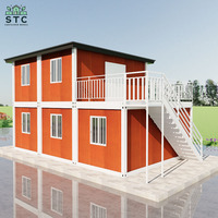 Immeuble d'appartements de luxe en conteneurs, maison préfabriquée en conteneurs, maison en conteneurs à vendre, maison en conteneurs
