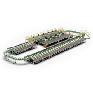 E Commerce Parcel Sorting System/parcel Sorter Equipment Logistic Sorting Conveyor /cross Belt Sorting Conveyor