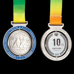 Medallas Deportivas de Aleación de Zinc Personalizadas, Medallas de Esmalte 3D, Medallas de Bicicleta Personalizadas de Alta Calidad con Cintas - Product Image 3