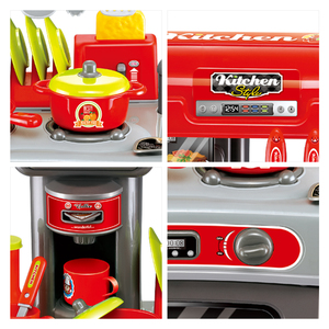 Ensemble de jouets de cuisine, nourriture factice, 35 pièces, accessoires de cuisine avec son et lumière réels pour les enfants, filles et garçons - Product Image 3