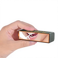Distributeur de cure-dents en ABS Lohas Square - Étui de rangement portable réutilisable et remplaçable