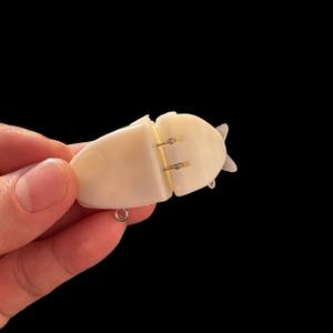 Vente en gros usine – Leurres de pêche ABS 65 mm 8,3 g non peints, corps vierges en vrac, leurres nageurs articulés simples pour la <span class=keywords><strong>truite</strong></span> - Product Image 4