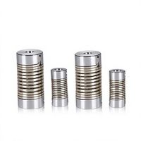 Accouplement à ressort GD pour encodeur, moteur pas à pas, servomoteur – Haute puissance de torsion, flexible, fileté, en alliage de zinc