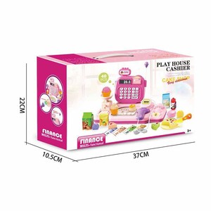 ของเล่นเครื่องคิดเงินจำลองสำหรับเด็ก พร้อมไมโครโฟน แสง เสียงประกอบ เกมช้อปปิ้ง สำหรับเด็กชายและเด็กหญิง ของเล่นธนาคารและเงินตรา - Product Image 5