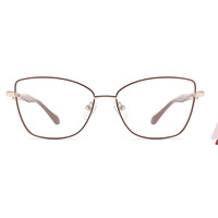 2025 nouvelles femmes métal haute qualité lunettes optiques cadre en forme de chat