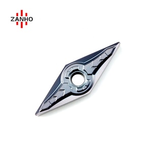 Zanho tp30tf Carbide biến chèn Chất lượng cao VNMG160404-MSF vnmg160408 cho máy tiện thép/thép không gỉ/Xám đúc PVD OEM - Product Image 1