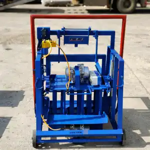 Mesin Pembuat Blok Penyumbat Telur Semen Murah, Mesin Pembuat Bata Hempistik Berongga Mini Diesel Produksi Tinggi